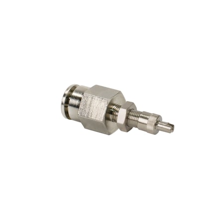 DOT Inflation Valve (For 3/8 Air Line) PTC Style, Nickel Plated, PK 4